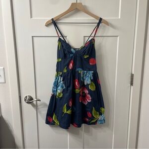 Hollister Floral Spaghetti Strap Dress
